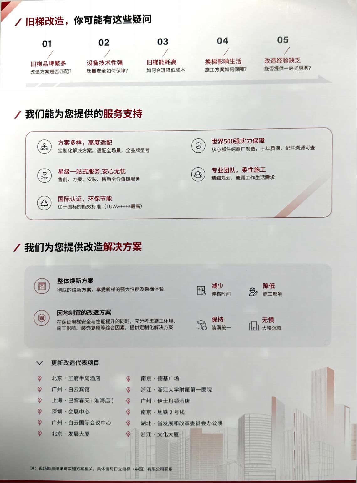 【电梯更新改造方案介绍】日立电梯(中国)有限公司广州分公司